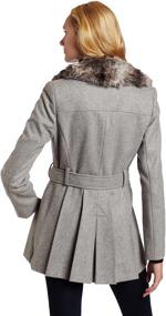 img 1 attached to Via Spiga Womens Pleated Trench Women's Clothing