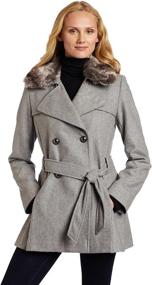 img 2 attached to Via Spiga Womens Pleated Trench Women's Clothing