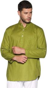 img 4 attached to 👔 Sethukrishna Men's Kurta Set with Pyjama - Men's Clothing