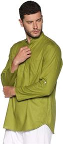 img 3 attached to 👔 Sethukrishna Men's Kurta Set with Pyjama - Men's Clothing