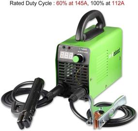 img 3 attached to 🔌 ARC Welder Machine IGBT Inverter 110/220V 145 Amp MMA Digital Welder High Frequency Duty Cycle Inverter 1/16~1/8'' MMA Stick Welding Machine with Reboot Stick