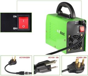 img 2 attached to 🔌 ARC Welder Machine IGBT Inverter 110/220V 145 Amp MMA Digital Welder High Frequency Duty Cycle Inverter 1/16~1/8'' MMA Stick Welding Machine with Reboot Stick