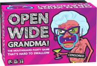 wild mouthguard mayhem: nsfw party game - open wide grandma! логотип