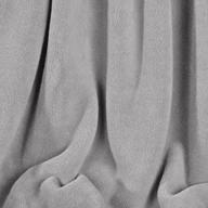 🛏️ berkshire serasoft plus plush polyester blanket in grey, full/queen size logo