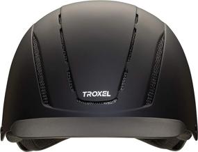 img 1 attached to 👒 Troxel Spirit Performance Helmet, Medium Size, Black Duratec Finish