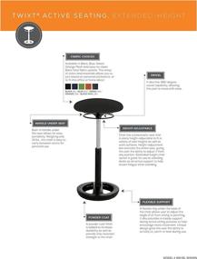 img 2 attached to Safco Products 3001OR Active Seating Furniture in Home Office Furniture