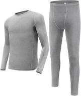 anngoti athletic compression thermal underwear boys' clothing for underwear logo