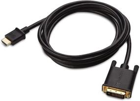 img 3 attached to 🔌 6-Foot CL3-Rated Bi-Directional HDMI to DVI Cable by Cable Matters (DVI to HDMI)