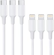 🔌 sundix usb c to lightning cable 3pack 3ft - mfi certified fast charging cable for iphone 13/13 pro/13 mini/12/12 pro/11/11 pro/11 pro max/xs/xs max/xr/x/8/8 plus logo