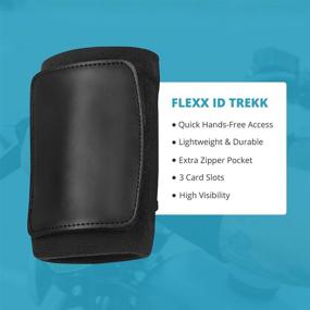 img 3 attached to 👝 FLEXX ID X5: Black Wearable Wallet with ID Badge Holder - Quick Hands-Free Access, Secure & Convenient