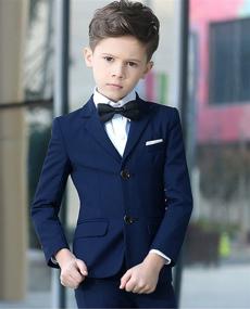 img 3 attached to 👔 YuanLu Colorful Formal Suits Dresswear Boys' Clothing Suits & Sport Coats