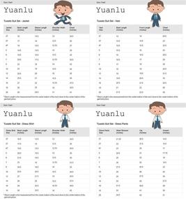 img 2 attached to 👔 YuanLu Colorful Formal Suits Dresswear Boys' Clothing Suits & Sport Coats