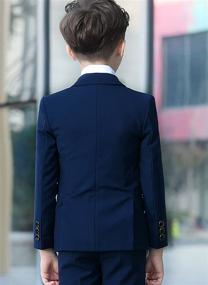 img 1 attached to 👔 YuanLu Colorful Formal Suits Dresswear Boys' Clothing Suits & Sport Coats