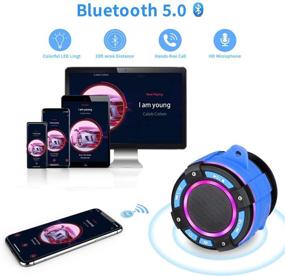 img 1 attached to KKUYI Wireless Waterproof Bluetooth Colorful