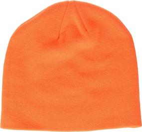 img 2 attached to 👷 Caterpillar Men's Hi-vis Knit Cap: Top-notch Visibility and Comfort