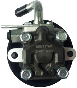 img 3 attached to 🔧 DRIVESTAR 21-667 Power Steering Pump for 2001-2006 Hyundai Santa Fe 2.7L - OE-Quality, New & Compatible Power Steering Pump