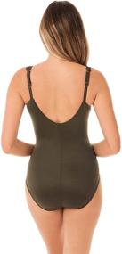 img 1 attached to Miraclesuit Womens Razzle Underwire Swimsuit Women's Clothing and Swimsuits & Cover Ups