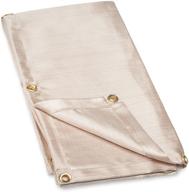 neiko 10908a fiberglass welding blanket and cover, 4' x 🔥 6', enhanced with brass grommets for convenient hanging and optimal protection logo