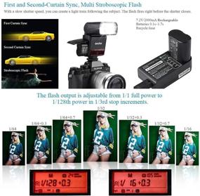 img 2 attached to GODOX Wireless Speedlight Rechargeable Battery Camera & Photo and Flashes