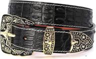 west star embossed everyday crocodile men's accessories for belts logo