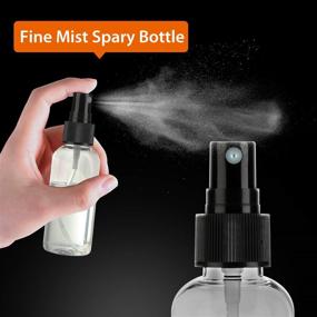 img 3 attached to 🌬️ Refillable & Reusable Fine Mist Mini Clear Spray Bottles - 30 Pack 2 oz Travel Bottles for Essential Oils, Perfumes, and More