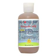 🌿 california baby eczema shampoo and body wash: natural skin protectant for dry, sensitive skin - organic oatmeal and calendula - 8.5 oz logo
