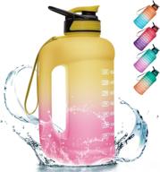 🥤 paser 1 gallon water bottle: leakproof, time marker, straw, bpa-free, ideal for camping, sports, workouts, outdoor activities logo