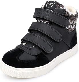 img 4 attached to UOVO Waterproof Sneakers Outdoor Resistant Boys' Shoes : Outdoor