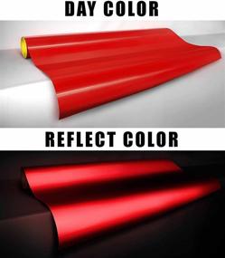 img 2 attached to 🚗 Enhance Your Ride with VViViD Reflective Gloss Red Vinyl Car Wrap Film - Easy DIY Installation, No-Mess Decals! (1ft x 48 Inch)