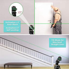 img 3 attached to 🔧 Inspiritech 360 Degree Laser Level with Triple-Axis Leveling