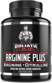 img 4 attached to 💪 Enhance Muscle and Heart Health with Dr. Emil's ARGININE Plus - High Dose NO Booster Tablets - L Arginine + L Citrulline - Nitric Oxide Supplement