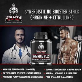 img 2 attached to 💪 Enhance Muscle and Heart Health with Dr. Emil's ARGININE Plus - High Dose NO Booster Tablets - L Arginine + L Citrulline - Nitric Oxide Supplement