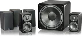 img 1 attached to 🎵 SVS Prime Satellite 5.1 Package (Piano Gloss Black) - Supreme Home Theater Audio Experience