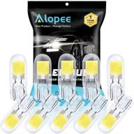 🔆 alopee 194 led bulb white 6500k, t10 wedge led bulb 2smd cob chips, 168 led bulb, 921 2825 led bulb w5w 158 501 led lights for car interior dome map door light license plate light dc 12v, pack of 10 logo