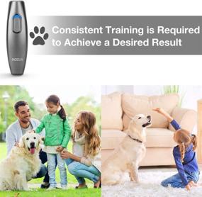 img 3 attached to 🔇 MODUS Bark Control Device - Anti Barking Device, 2-in-1 Dog Training Tool, 16.4 Ft Large Control Range, Safe to Use, Dog Silencer for Dogs, Ultrasonic Pet Corrector and Dog Whistle