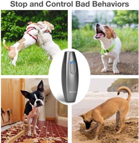 img 2 attached to 🔇 MODUS Bark Control Device - Anti Barking Device, 2-in-1 Dog Training Tool, 16.4 Ft Large Control Range, Safe to Use, Dog Silencer for Dogs, Ultrasonic Pet Corrector and Dog Whistle