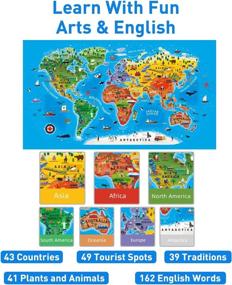 img 2 attached to 🌍 Geography Educational Learning Puzzles for Children