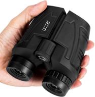 👀 occer 12x25 compact binoculars: high power, waterproof, clear low light vision – perfect for bird watching, hunting, travel, sightseeing logo