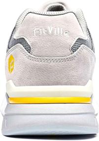 img 1 attached to 🏃 FitVille Extra Wide Walking Shoes: Wide Width Sneakers for Flat Foot Plantar Fasciitis Arch Fit & Heel Pain Relief - Rebound Core Technology