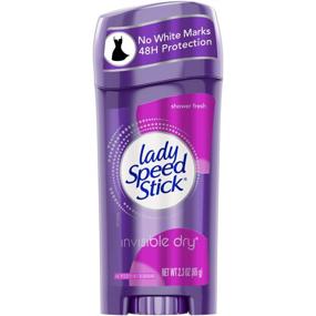 img 3 attached to 🚿 Stay Fresh All Day with Lady Speed Stick Deodorant 2.3oz Shower Fresh - 2 Pack