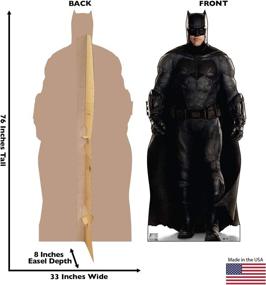 img 3 attached to 🦇 Ultimate Batman Life Size Cardboard Cutout Standup - Must-have for Justice League (2017 Film) Fans