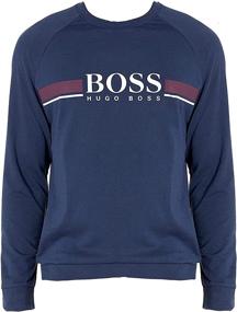 img 1 attached to 💯 Authentic Hugo Boss Raven Men's Clothing: Premium Sweatshirt for Style and Comfort