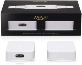 img 3 attached to AmpliFi Instant Wifi System: Seamless Whole Home Coverage, Router & Mesh Point in One, 1Gbps Ethernet, Replaces Extenders