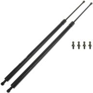 🚪 brtec rear liftgate struts lift supports for chrysler town & country 2001-2007, dodge caravan 2001-2007 | 4535 tailgate struts hatch, 2pcs logo