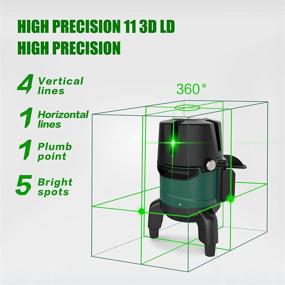 img 3 attached to 360° Rotating Self Leveling Laser Level for Precise Horizontal Alignment