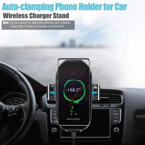 img 2 attached to Sebay Car Wireless Chargers Android: Fast Charging Qi Charger with Magnetic Car Mount