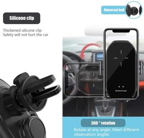 img 1 attached to Sebay Car Wireless Chargers Android: Fast Charging Qi Charger with Magnetic Car Mount