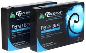 img 4 attached to 🌲 Освежитель воздуха Treefrog Xtreme: Аромат черной кабачка, 2 шт. - Долговременный аромат для освежающей атмосферы