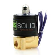 💡 revolutionary electric solenoid - uniquely solid u.s. innovation logo