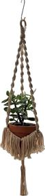 img 1 attached to 🌿 Nature Cord Macrame Kit: DIY Plant Hanger Craft with Pot - Complete Guide for Kids, Teens, and Adults, Learn Knots and Plant Tips